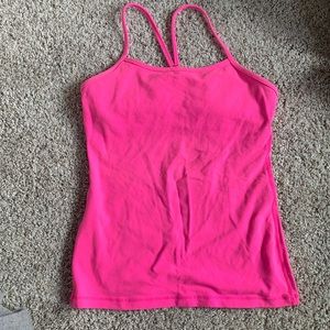 Lululemon hot pink tank